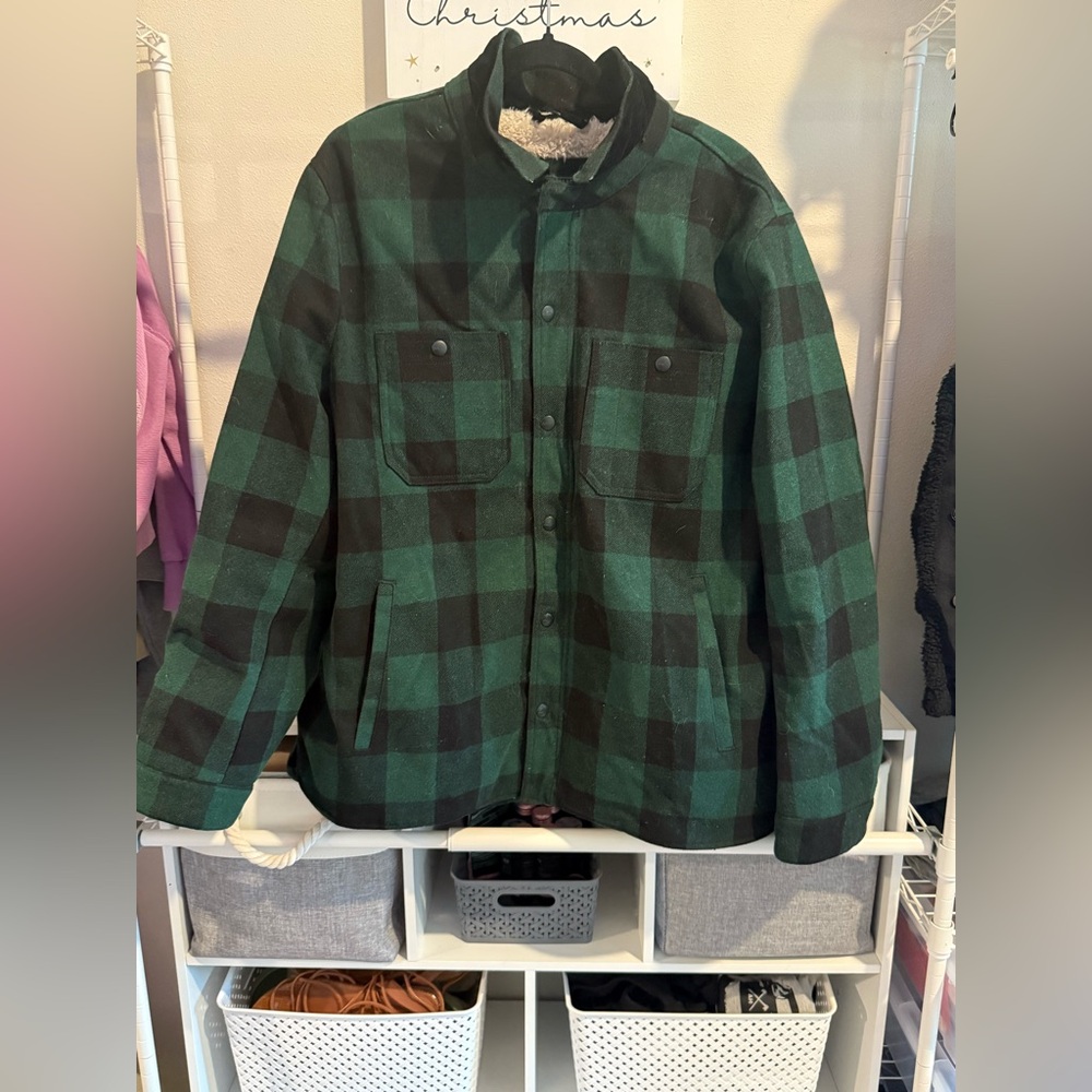 G.H. Bass & Co. Men's Plaid Shirt Jacket